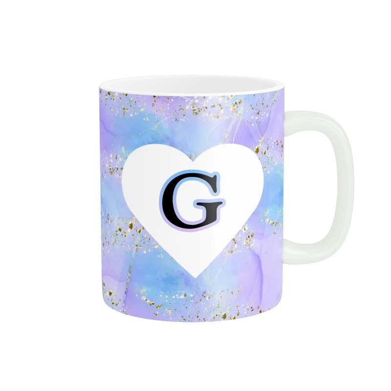  ماگ پاد آفرین مدل اسم شخصی فانتزی طرح اول اسم حرف G کد p11495