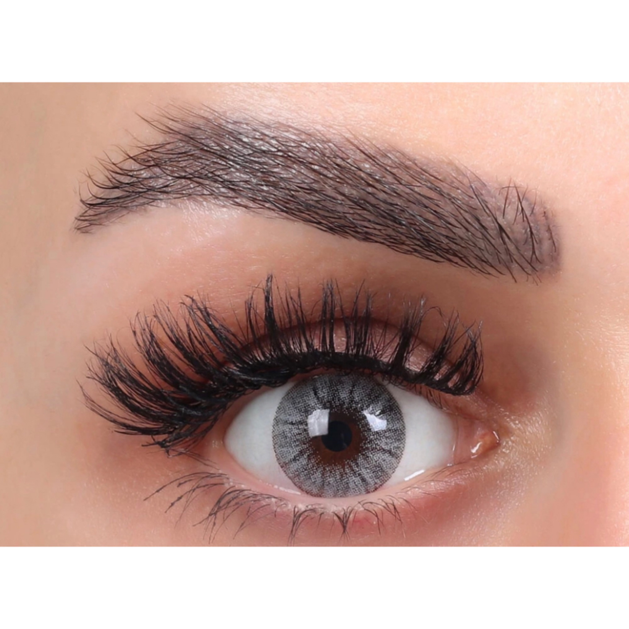 لنز چشم بیوتی شماره 6 مدل NOB210 رنگ خاکستری روشن