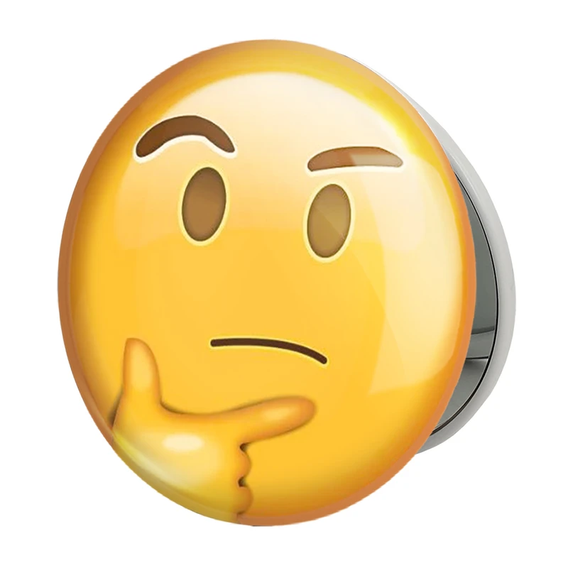 آینه جیبی خندالو طرح ایموجی Emoji مدل تاشو کد 5384 