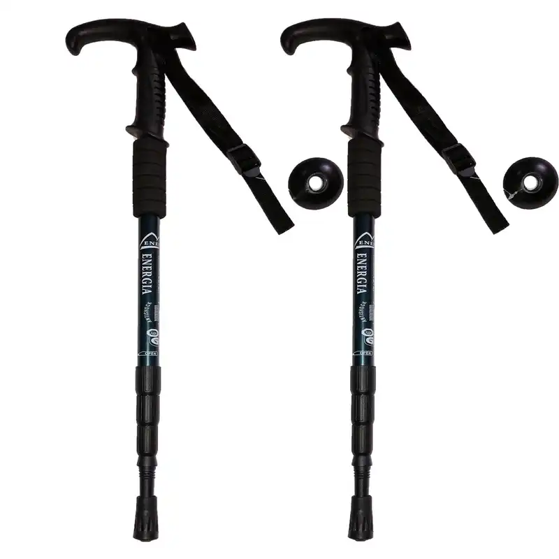 عصای کوهنوردی انرجیا مدل ANTISHOCK EN400 بسته 2 عددی