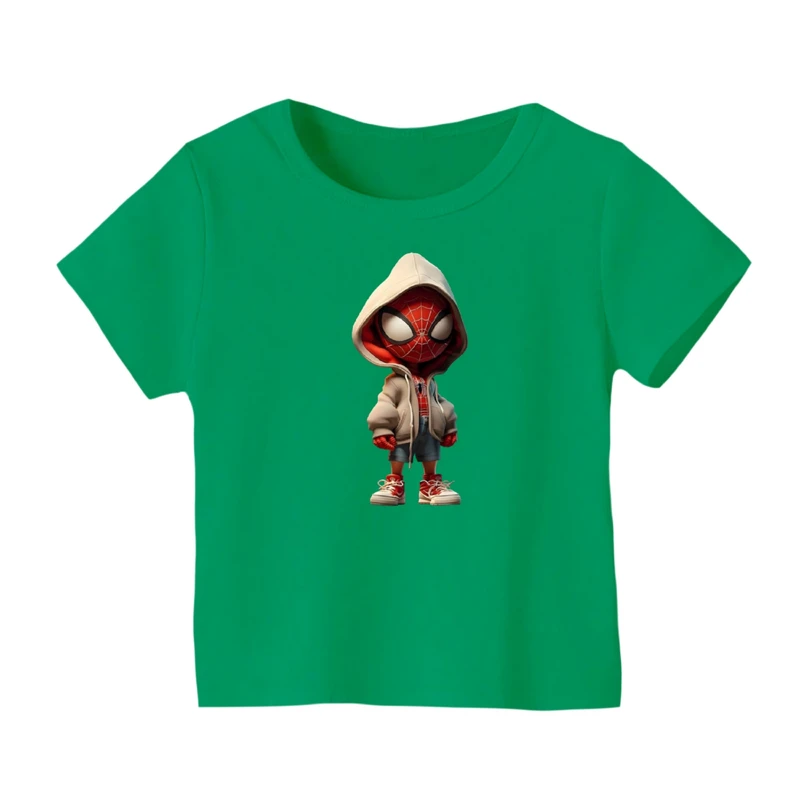 تی شرت آستین کوتاه بچگانه مدل مرد عنکبوتی کد ۹