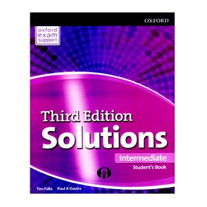 کتاب Solutions Intermediate Third Edition اثر Tim Falla And Paul A Davies انتشارات الوندپویان 
