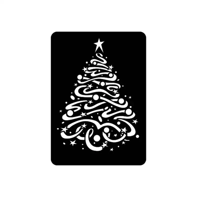 شابلون طرح درخت کریسمس کد 0316