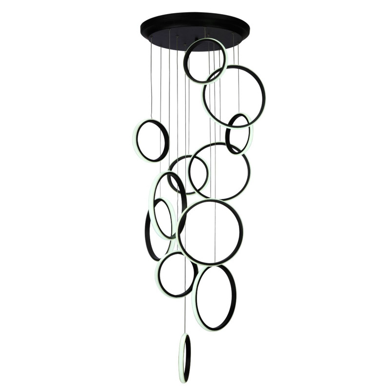 چراغ آویز چشمه نور کد L6409/12BK