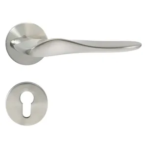 دستگیره در اچ تی ان پرایم مدل روزت کد 2222R-SN مجموعه 2 عددی