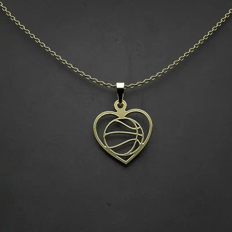 گردنبند طلا 18 عیار زنانه مدوپد مدل هندسی کد CA10187