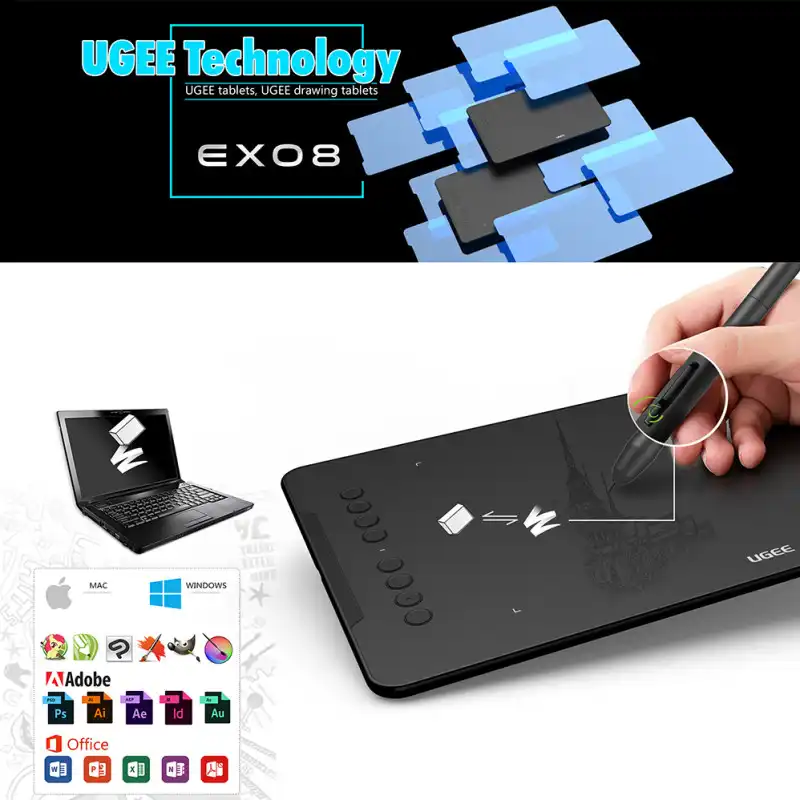 قلم نوری يو جی ای ای مدل EX08