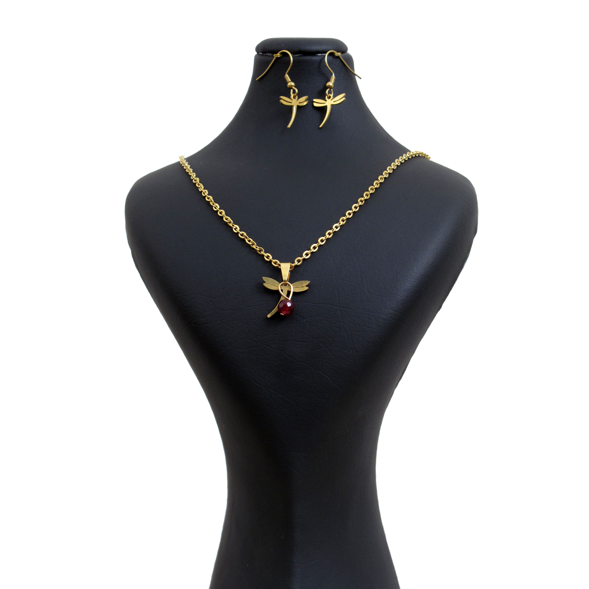 نیم ست زنانه طرح سنجاقک مدل S.13