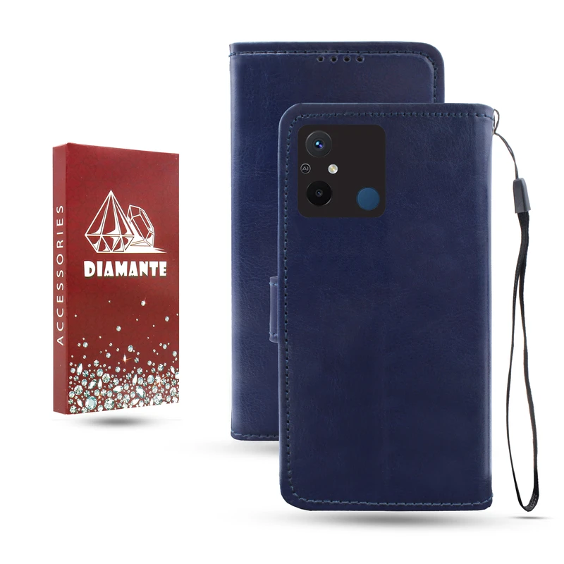 کیف کلاسوری دیامانته مدل Kif_Rd مناسب برای گوشی موبایل شیائومی Redmi 12C به همراه بند آویز