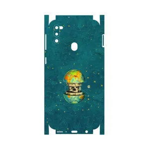 MAHOOT Collage of Earth Face-FullSkin Cover Sticker for Samsung Galaxy M21  2021 Edition