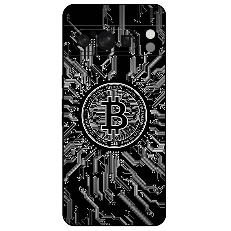 کاور مگافون طرح بیت کوین مدل 7737 مناسب برای گوشی موبایل گوگل Pixel 8 Pro   
