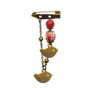 سنجاق سینه زنانه مدل پرنده