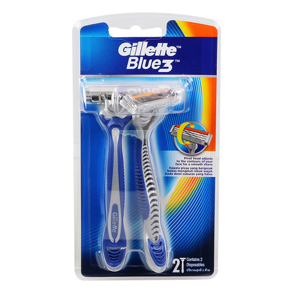 خودتراش ژیلت مدل Blue 3 بسته 2 عددی خودتراش ژیلت مدل Blue 3 بسته 2 عددی