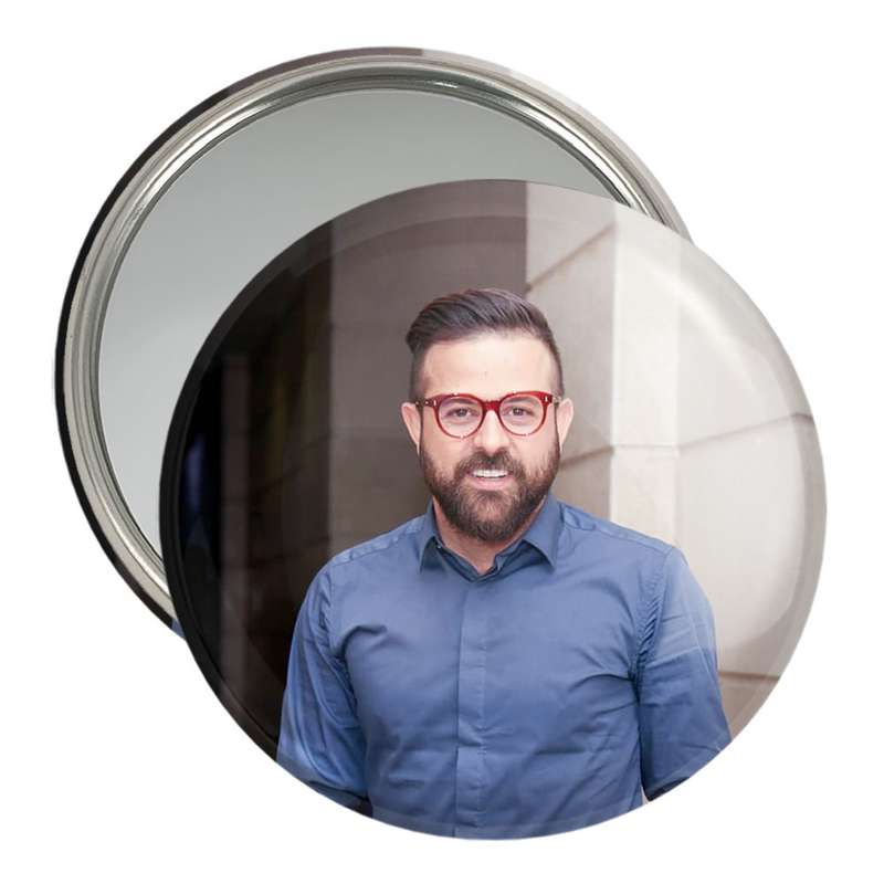 آینه جیبی خندالو مدل هومن سیدی  کد 6307