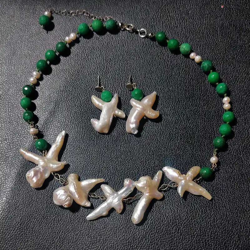 نیم ست نقره زنانه مدل باروک سلطنتی