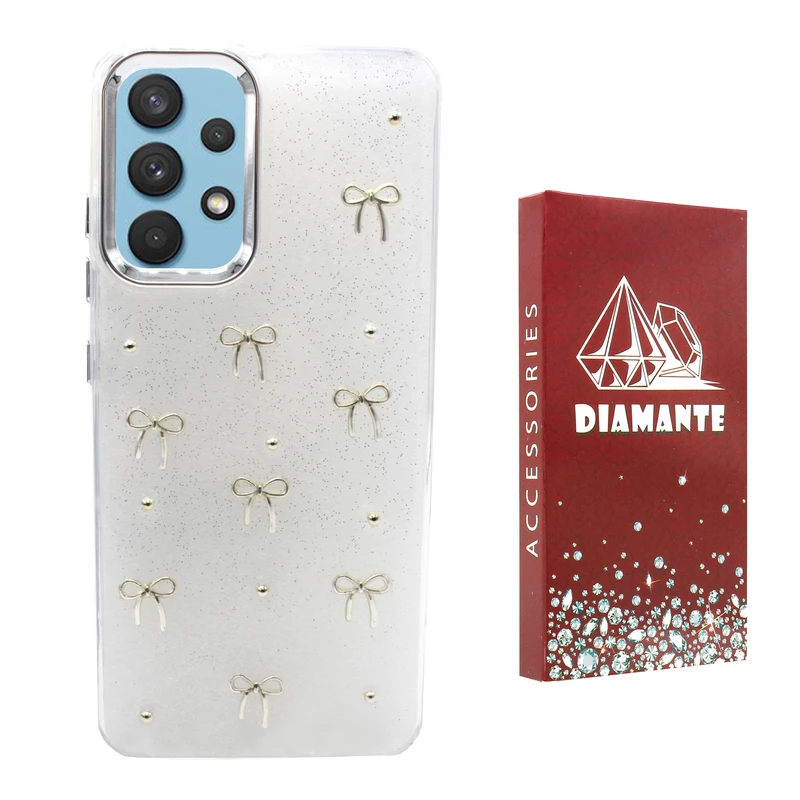 کاور دیامانته مدل Bowtie Ros مناسب برای گوشی موبایل سامسونگ Galaxy A32 4G