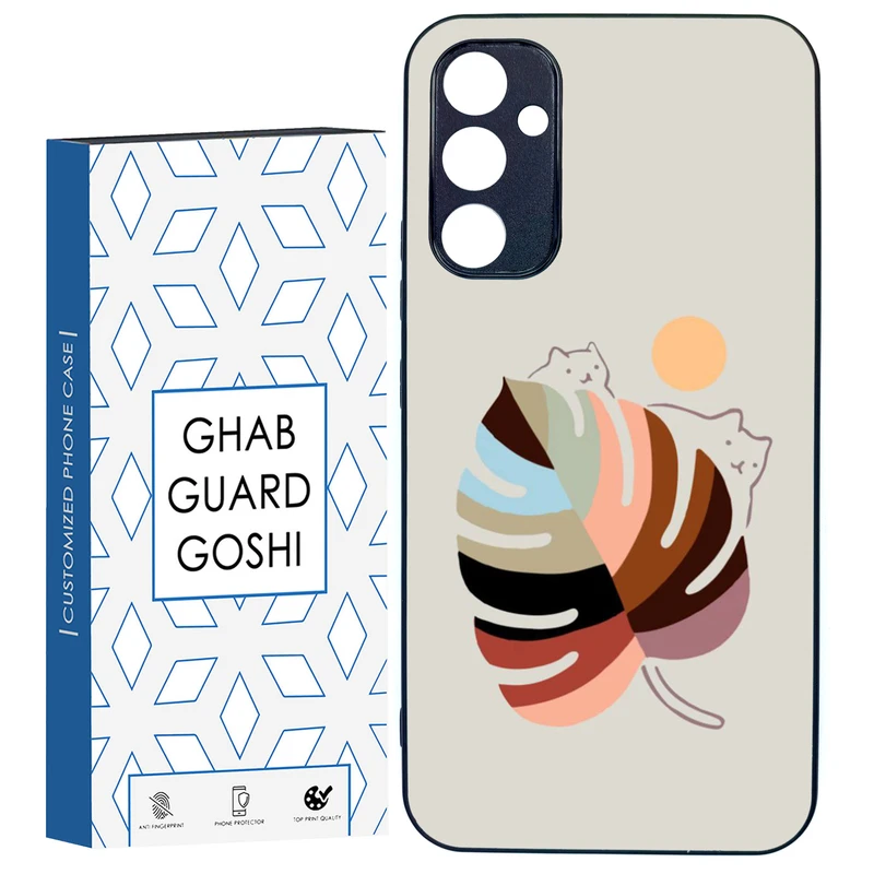 کاور قاب گارد گوشی طرح گربه کد TPU-014 مناسب برای گوشی موبایل سامسونگ Galaxy A34