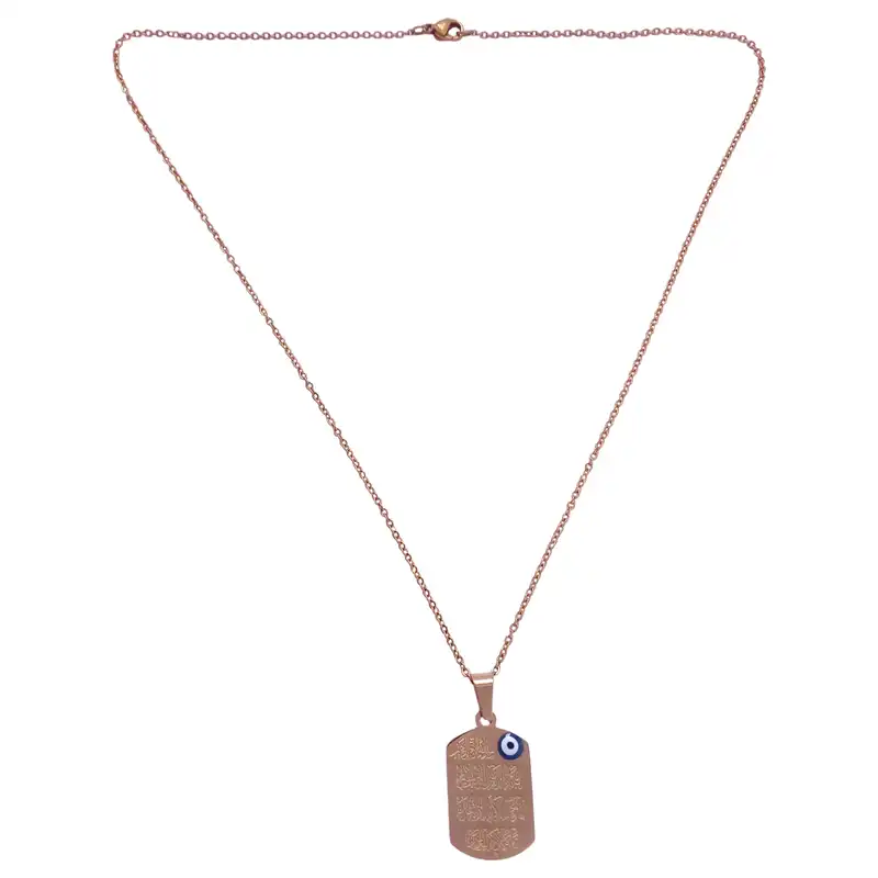 گردنبند دخترانه مدل ون یکاد و چشم نظر