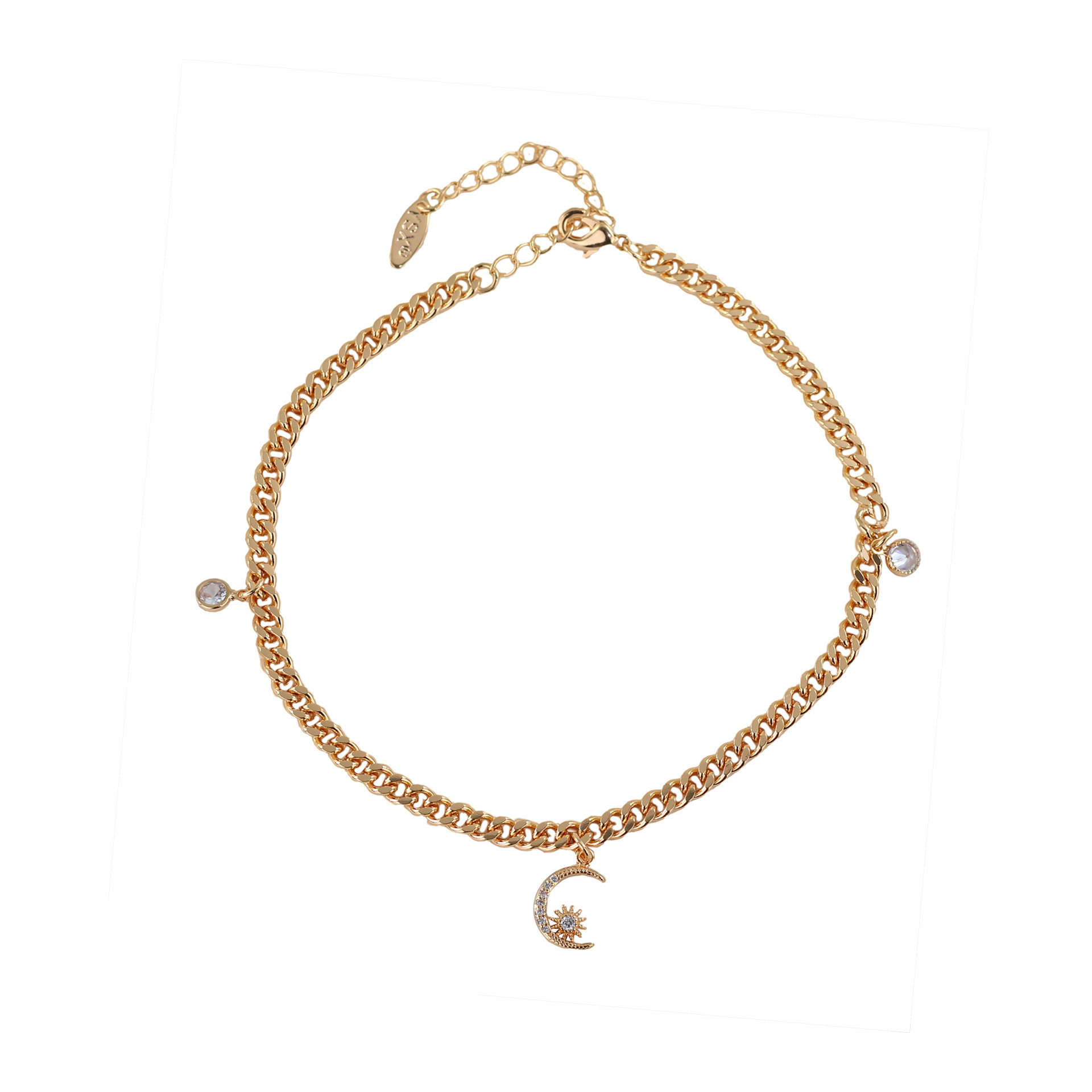 پابند زنانه وای اس ایکس مدل ماه و ستاره کد M146