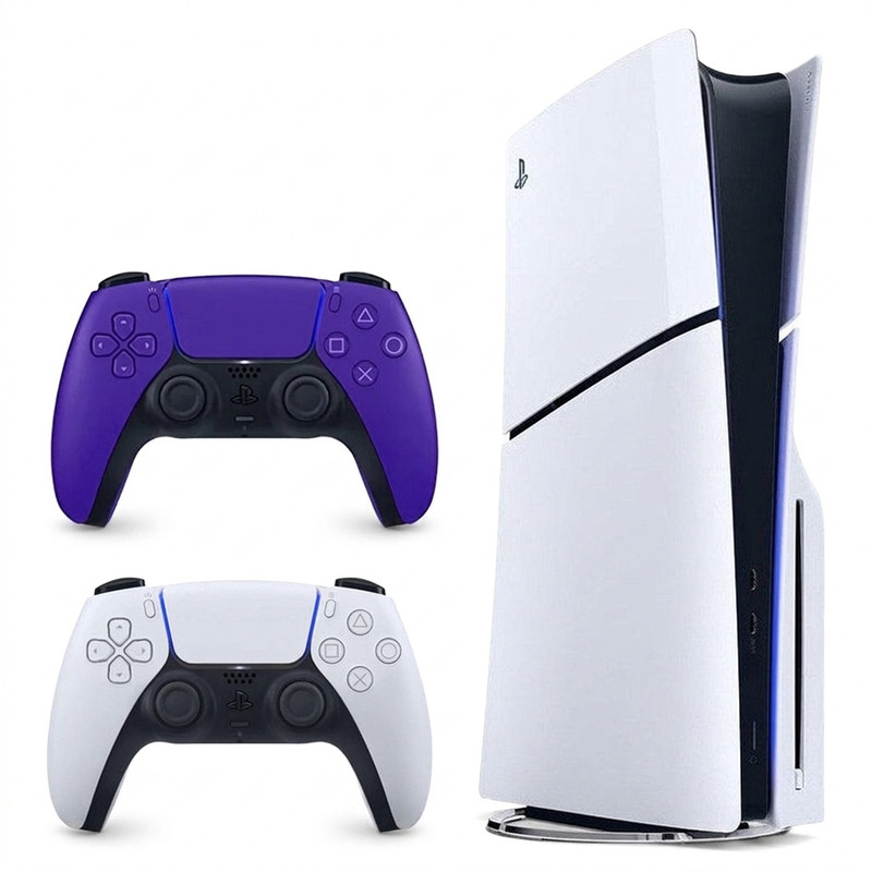 کنسول بازی سونی مدل PlayStation 5 Slim ظرفیت یک ترابایت ریجن 2016A اروپا به همراه دسته اضافی کنسول بازی سونی مدل PlayStation 5 Slim ظرفیت یک ترابایت ریجن 2016A اروپا به همراه دسته اضافی