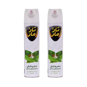 اسپری حشره کش گیاهان خانگی بدون بو تار و مار مدل T40حجم 400 میلی لیتر مجموعه 2 عددی
