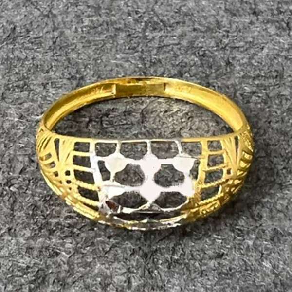 انگشتر طلا 18 عیار زنانه دوست خوب مدل dk290