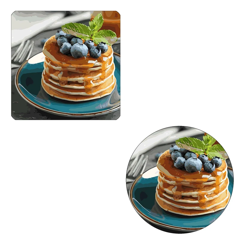 مگنت طرح پن کیک کد M1 به همراه زیر لیوانی