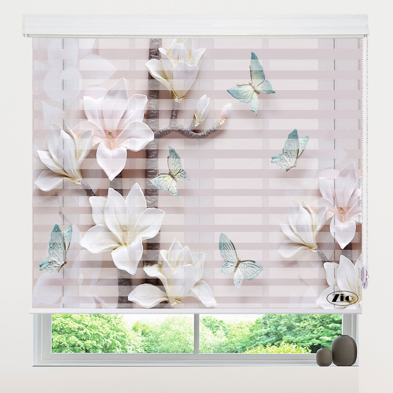 پرده زبرا زیو مدل 3D-1108 سایز 100x200 سانتی متر