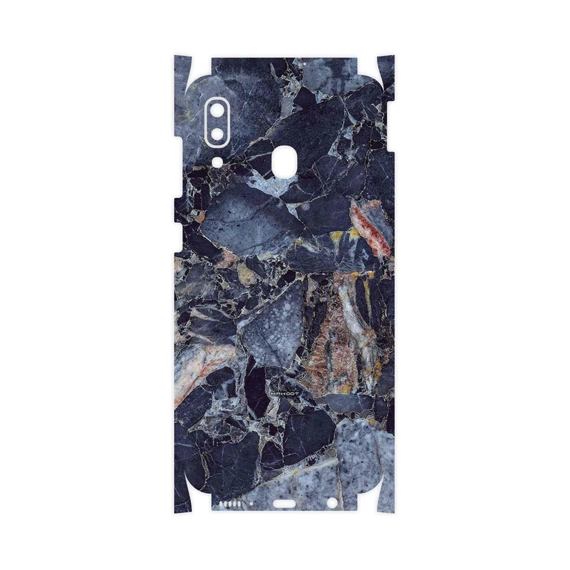 برچسب پوششی ماهوت مدل Broken black marble-FullSkin مناسب برای گوشی موبایل سامسونگ Galaxy M10s
