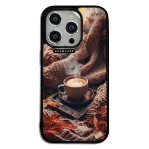 AKAM AMC-WA14PRO-COFFEE-17 Cover For Apple iPhone 14 Pro
