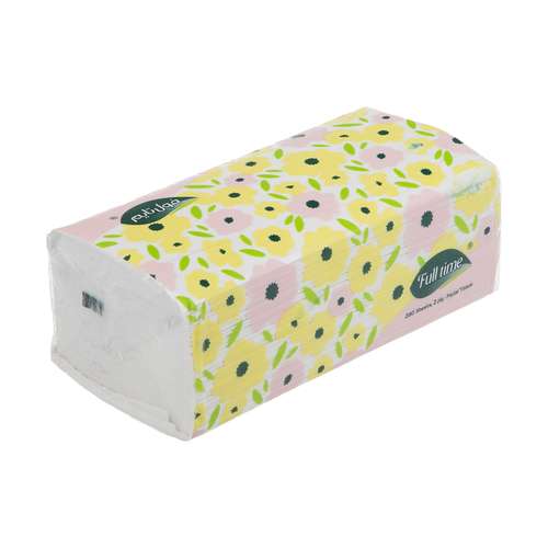 دستمال کاغذی 250 برگ فول تایم مدل دولایه اقتصادی کد M19