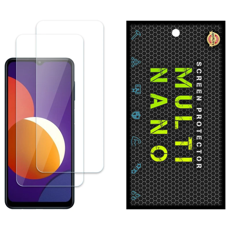 محافظ صفحه نمایش مولتی نانو مدل X-S2N مناسب برای گوشی موبایل سامسونگ Galaxy M12 بسته دو عددی
