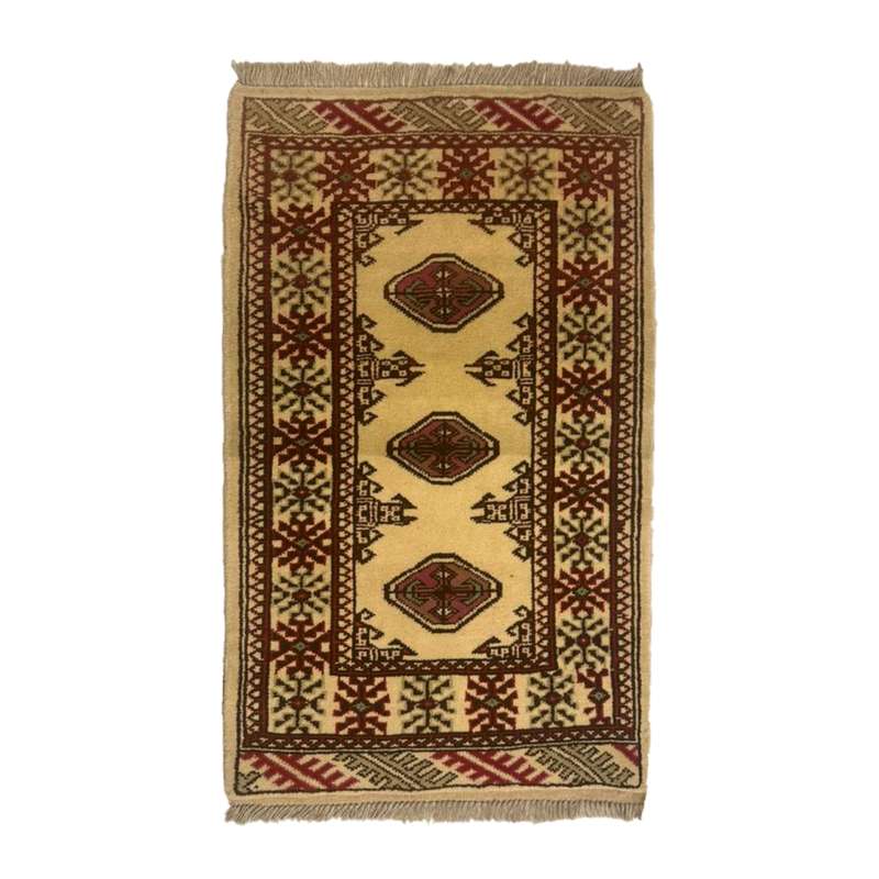 فرش دستباف نیم متری مدل ترکمن کد Nkp/stp5 فرش دستباف نیم متری مدل ترکمن کد Nkp/stp5