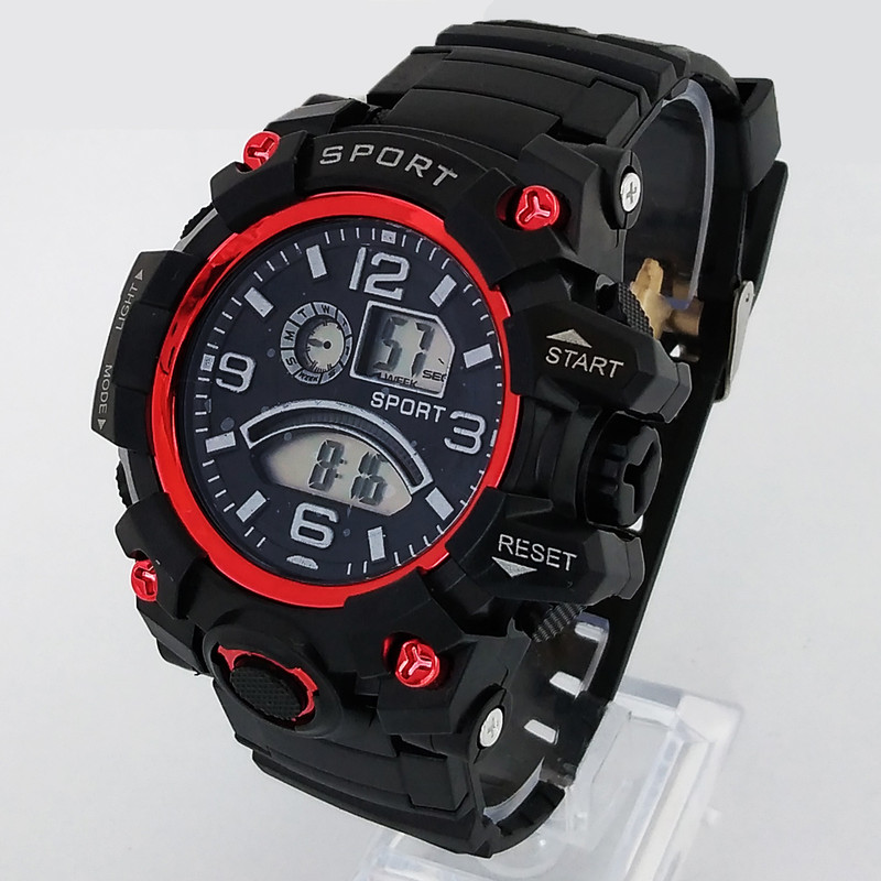 ساعت مچی دیجیتال پسرانه والار مدل ضدآب اسپرتSPORTمچی چراغدار کرنومتردار کد 0080