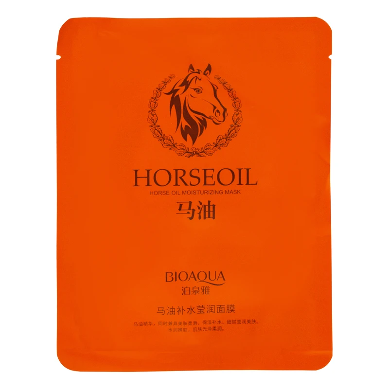 ماسک صورت بی آکوا مدل Horseoil مناسب برای انواع پوست وزن 30 گرم