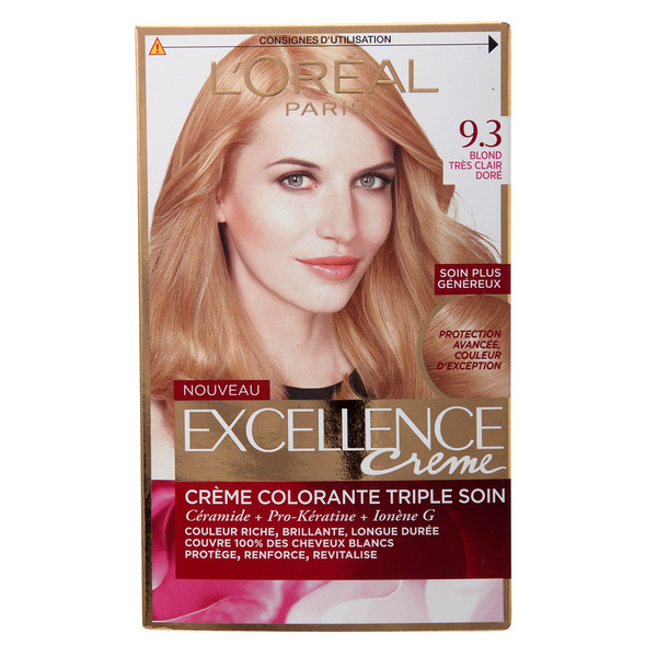 کیت رنگ مو لورآل شماره 9.3 Excellence