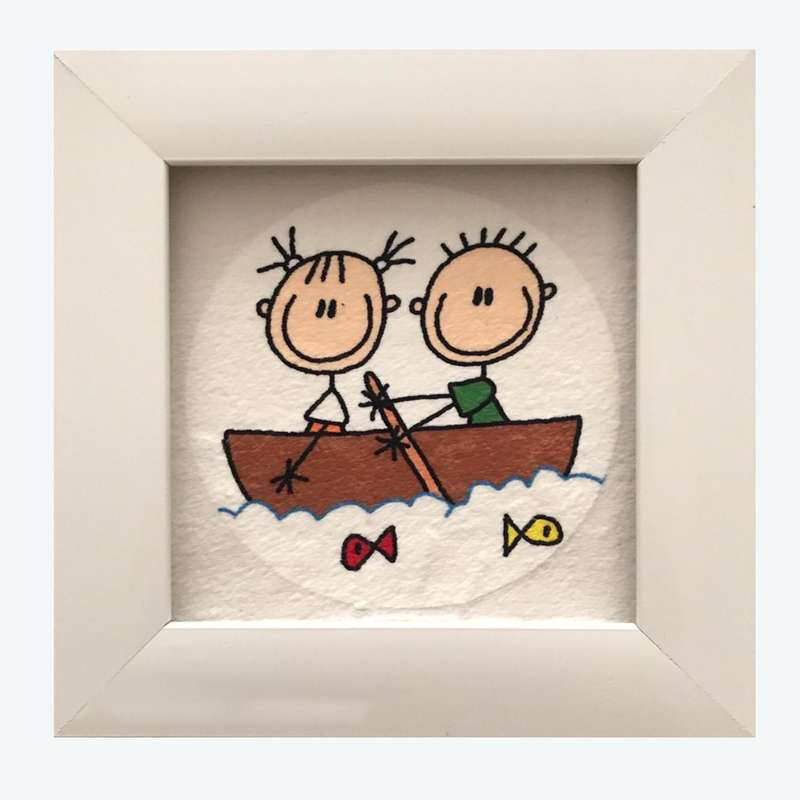 تابلو فرش ماشینی طرح کودک مدل  BA : 67