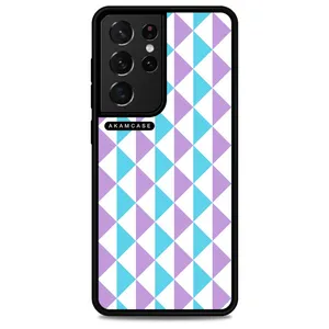 AKAM AMCWSGS21U-PASTEL PATTERN3 Cover For Samsung Galaxy S21 Ultra