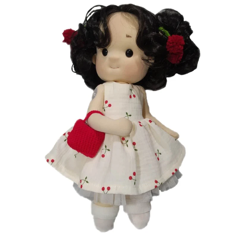 عروسک مدل یانا طرح گیلاس ارتفاع 40 سانتی متر