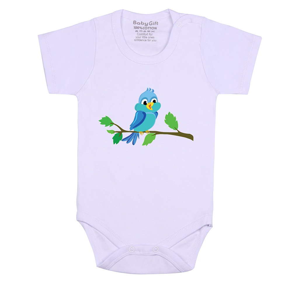 بادی آستین کوتاه نوزادی کد 502