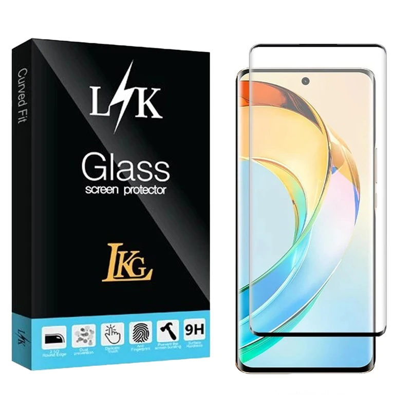 محافظ صفحه نمایش ال کا جی مدل فول مناسب برای گوشی موبایل Honor X9B 5G