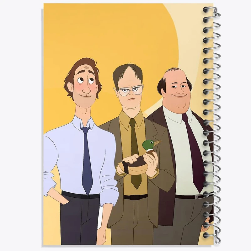دفتر ژورنال نویسی 50 برگ خندالو مدل نقطه ای طرح سریال آفیس The Office کد 10223