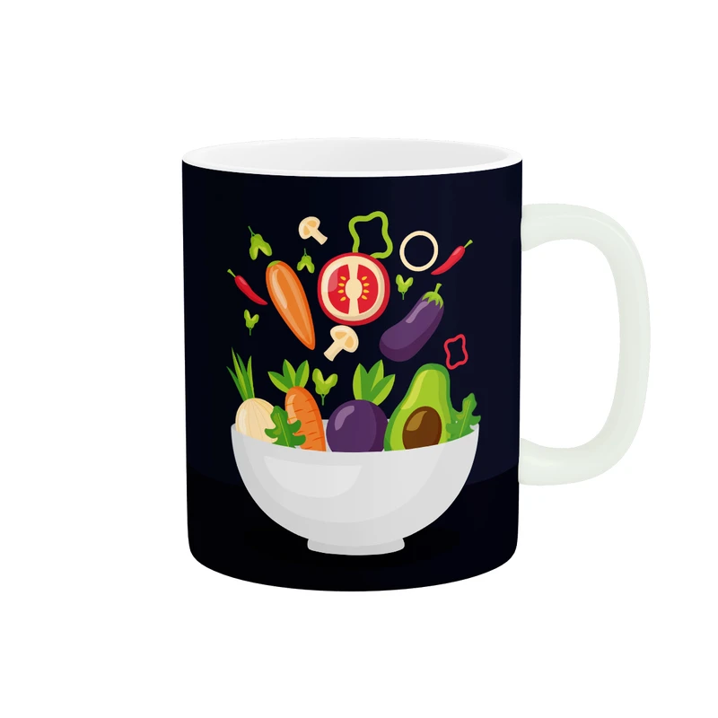 ماگ طرح میوه کد  418