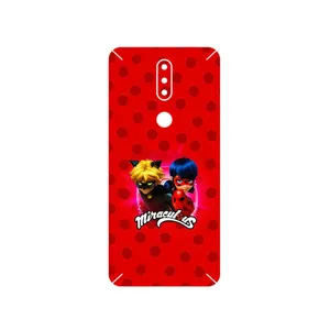 MAHOOT Ladybug and Cat Noir Cover Sticker for Nokia 2.4