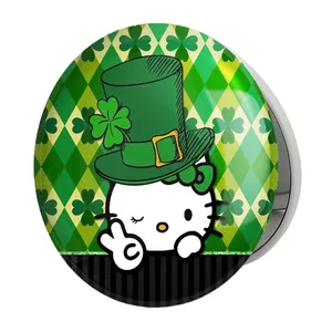 آینه جیبی خندالو طرح هلو کیتی مدل تاشو کد 24753 