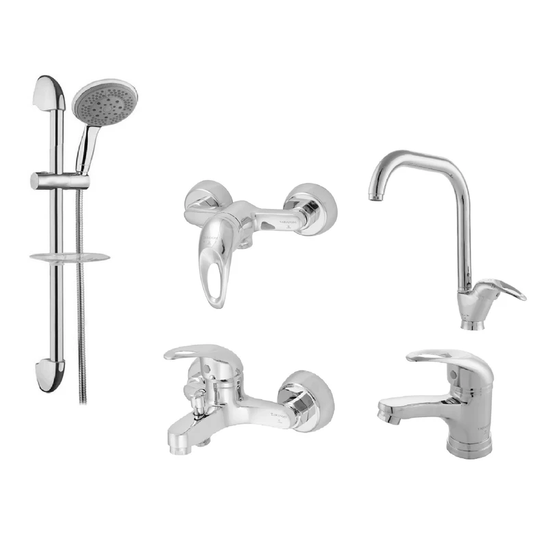 ست شیرآلات ترنم مدل سولارK2 مجموعه 5 عددی 