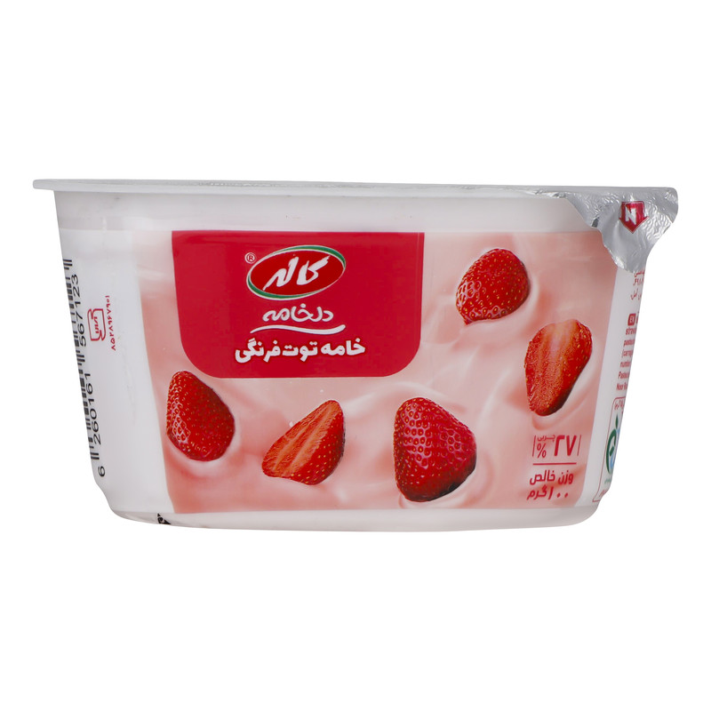 خامه توت فرنگی کاله - 100 گرم