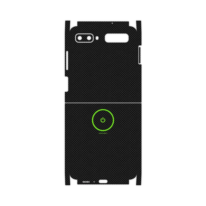 برچسب پوششی ماهوت مدل Minimal Power Button-FullSkin مناسب برای گوشی موبایل سامسونگ Galaxy Z Flip