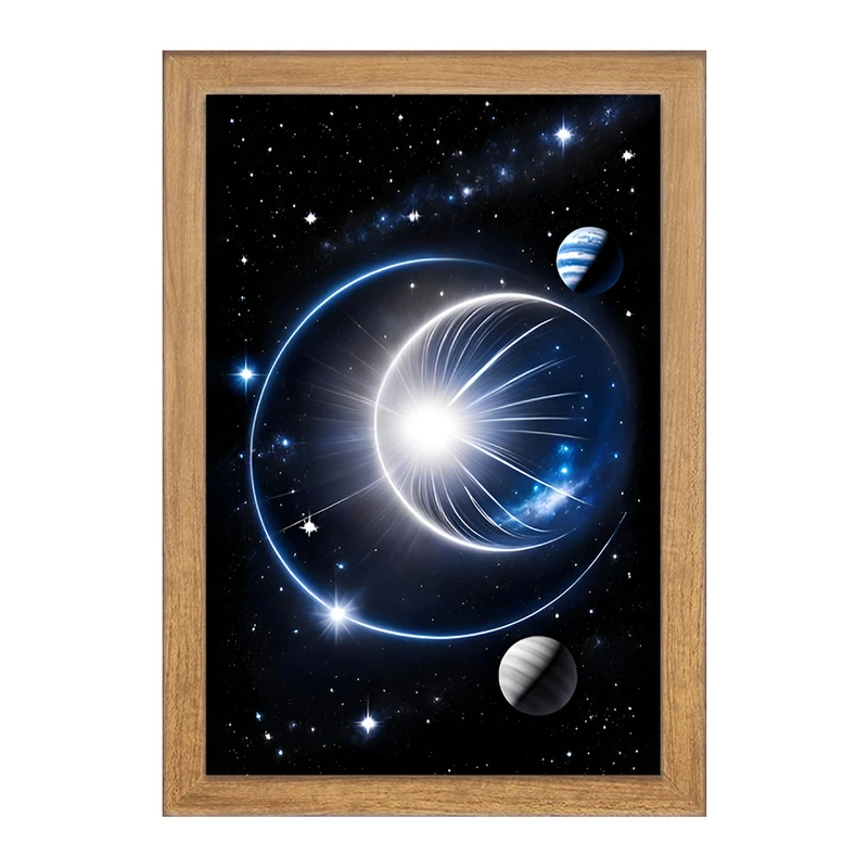 تابلو خندالو مدل کهکشان (galaxy) کد F7241