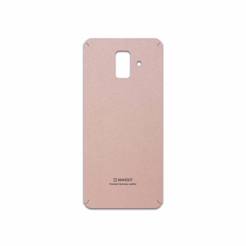 برچسب پوششی ماهوت مدل Rose Gold Leather مناسب برای گوشی موبایل سامسونگ Galaxy A6 2018